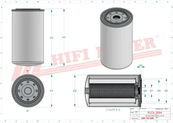 Filtr paliwa Hifi Filter FT1182 — zdjęcie 2