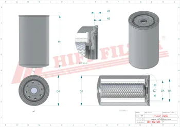 Filtr paliwa Hifi Filter FT1907 — zdjęcie 2