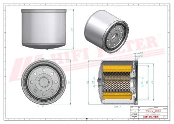 Filtr paliwa Hifi Filter FT3223 — zdjęcie 2
