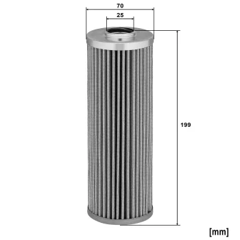 Filtr hydrauliczny Mann Filter HD722 — zdjęcie 2