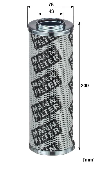 Filtr hydrauliczny Mann Filter HD805X — zdjęcie 2