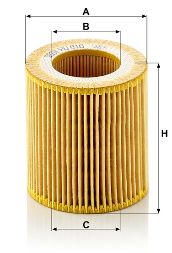 Filtr oleju Mann Filter HU816zKIT — zdjęcie 2