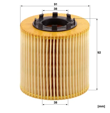 Filtr oleju Mann Filter HU923X — zdjęcie 2