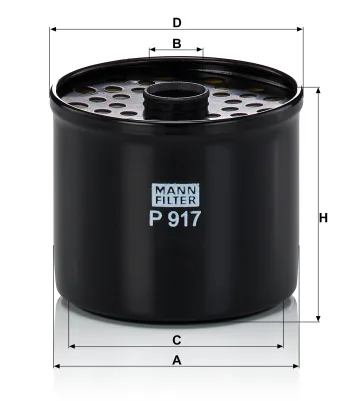 Filtr paliwa Mann Filter P917X — zdjęcie 2