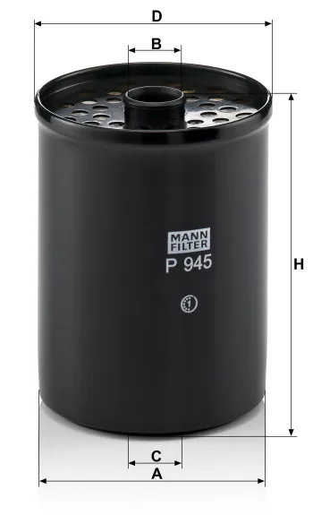 Filtr paliwa Mann Filter P945x — zdjęcie 2