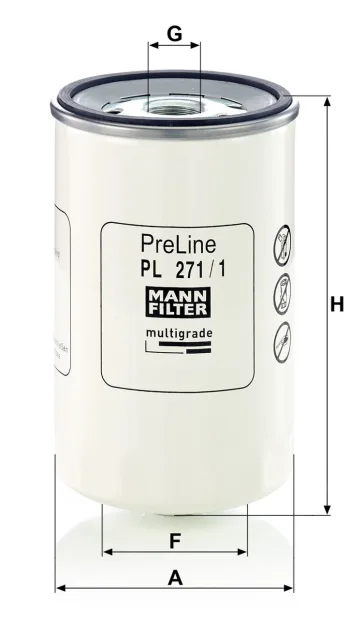 Filtr paliwa Mann Filter PL271/1 — zdjęcie 3