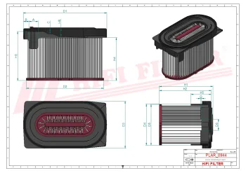 Filtr powietrza Hifi Filter SA17479 — zdjęcie 2