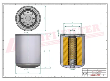 Filtr oleju Hifi Filter SO6205 — zdjęcie 2