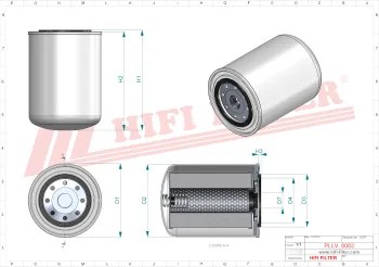 Filtr oleju Hifi Filter T1623 — zdjęcie 2