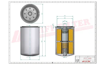 Filtr oleju Hifi Filter T1640 — zdjęcie 2