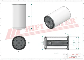 Filtr oleju Hifi Filter T1641 — zdjęcie 2
