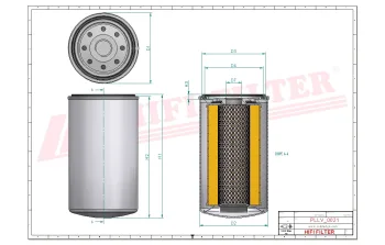 Filtr oleju Hifi Filter T3149 — zdjęcie 2