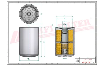 Filtr oleju Hifi Filter T7317 — zdjęcie 2