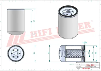 Filtr oleju Hifi Filter T8204 — zdjęcie 2