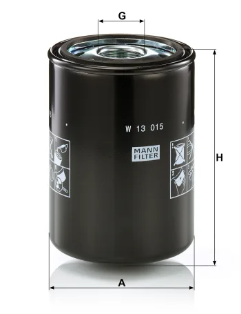 Filtr hydrauliczny Mann Filter W13015 — zdjęcie 2