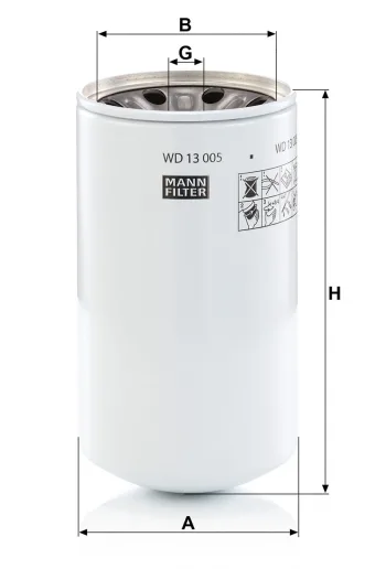 Filtr oleju Mann Filter WD13005X — zdjęcie 2