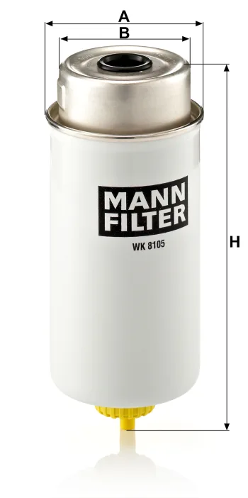 Filtr paliwa Mann Filter WK8105 — zdjęcie 2