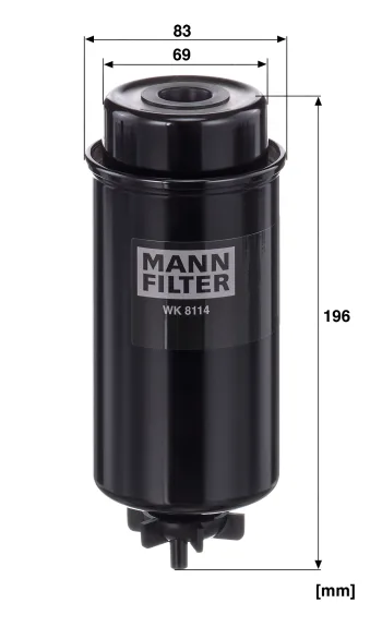 Filtr paliwa Mann Filter WK8114 — zdjęcie 2