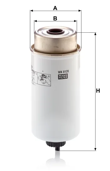 Filtr paliwa Mann Filter WK8120 — zdjęcie 2