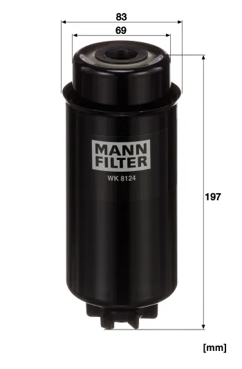 Filtr paliwa Mann Filter WK8124 — zdjęcie 2