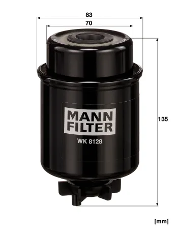 Filtr paliwa Mann Filter WK8128 — zdjęcie 2