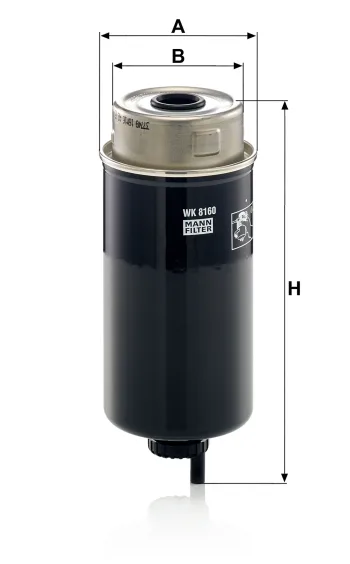 Filtr paliwa Mann Filter WK8160 — zdjęcie 2