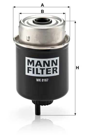 Filtr paliwa Mann Filter WK8167 — zdjęcie 2