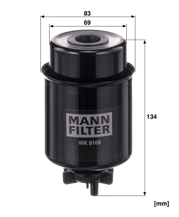 Filtr paliwa Mann Filter WK8169 — zdjęcie 2