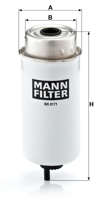 Filtr paliwa Mann Filter WK8171 — zdjęcie 2
