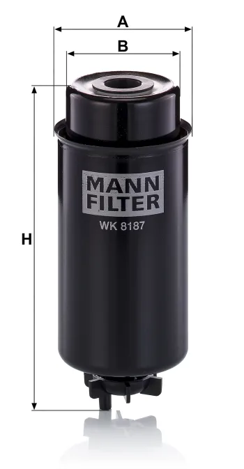 Filtr paliwa Mann Filter WK8187 — zdjęcie 2