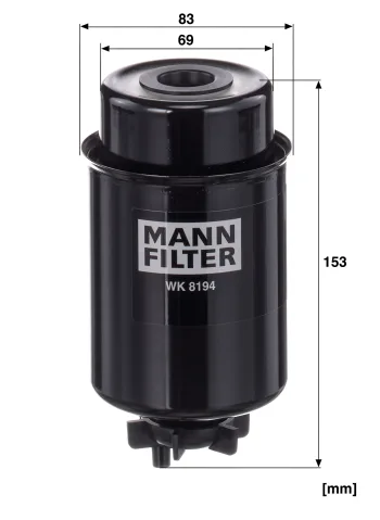 Filtr paliwa Mann Filter WK8194 — zdjęcie 2