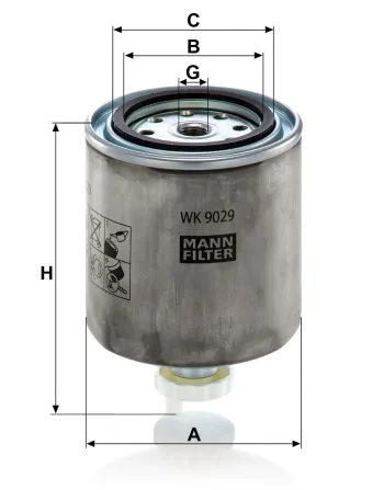 Filtr paliwa Mann Filter WK9029 — zdjęcie 3