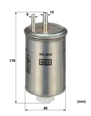 Filtr paliwa Mann Filter WK9036 — zdjęcie 2